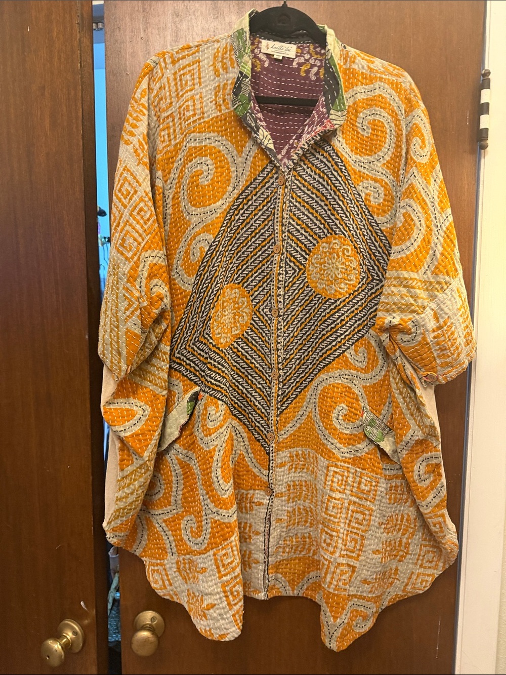 Kantha Bae Free to Be button down